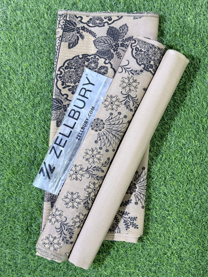 ✨ Zellbury Unstitched Jacquard 3-Piece Collection ✨ VOl-II