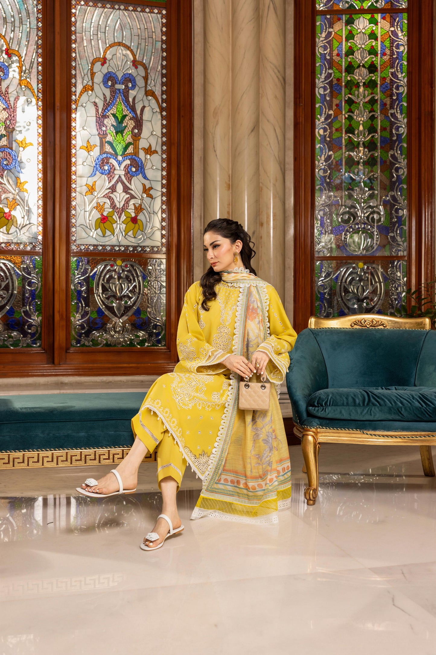 🌸✨ Zellbury Signature Unstitched Fancy Chikankari Luxury 3 Pieces ✨🌸