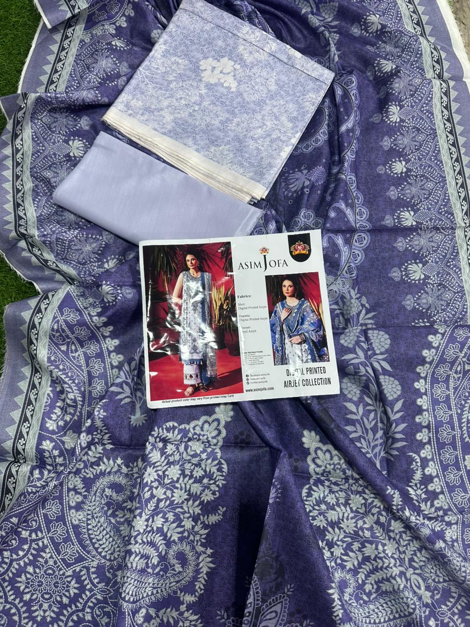 GulAhmed Unstitched Lawn 3 Pieces in Wholesale Price 🔥🧡