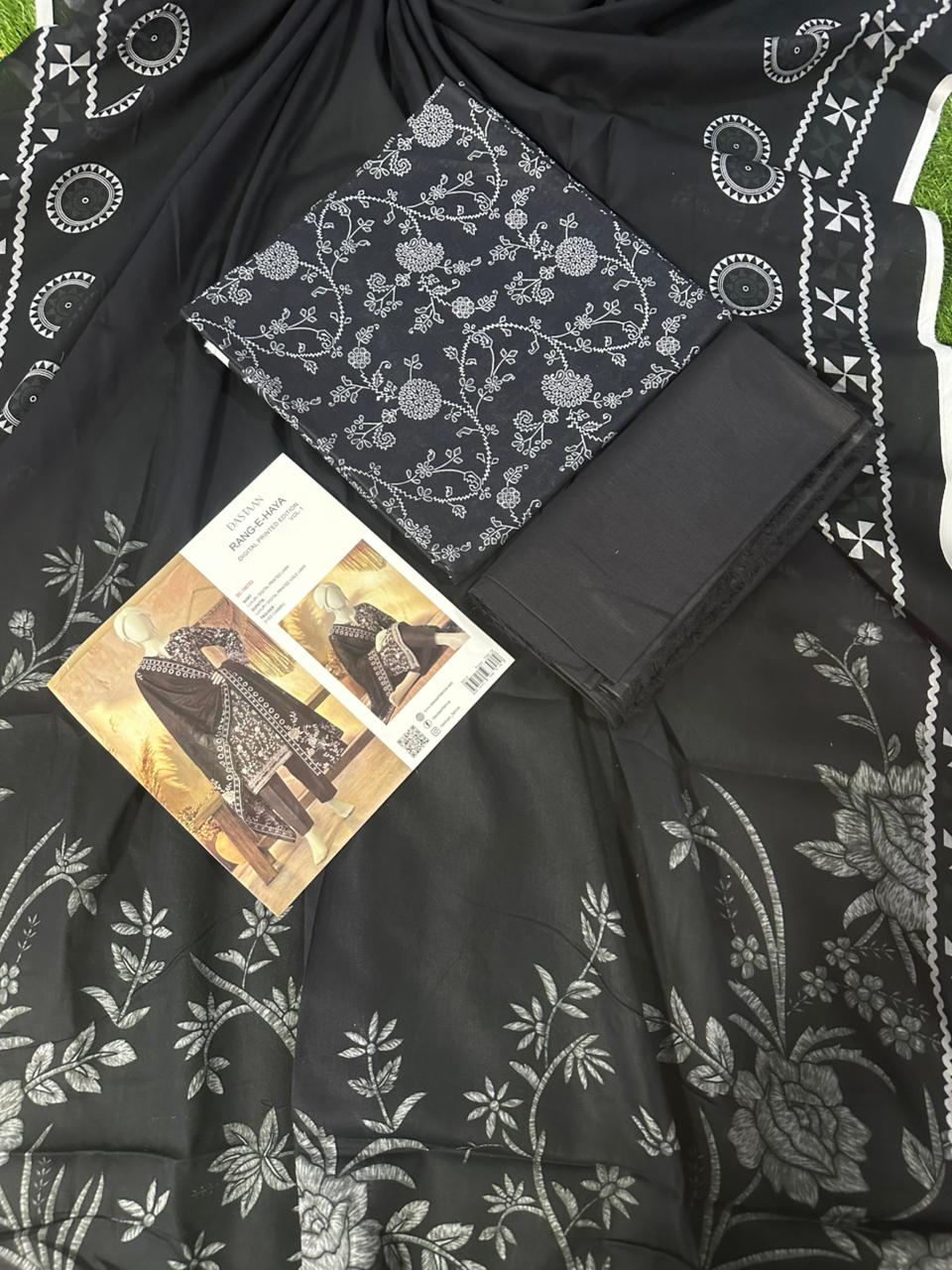 Rang e Haya by DASTAAN Lawn Unstitched Lawn 100% Original Lawn 3 Pieces ❤️🔥