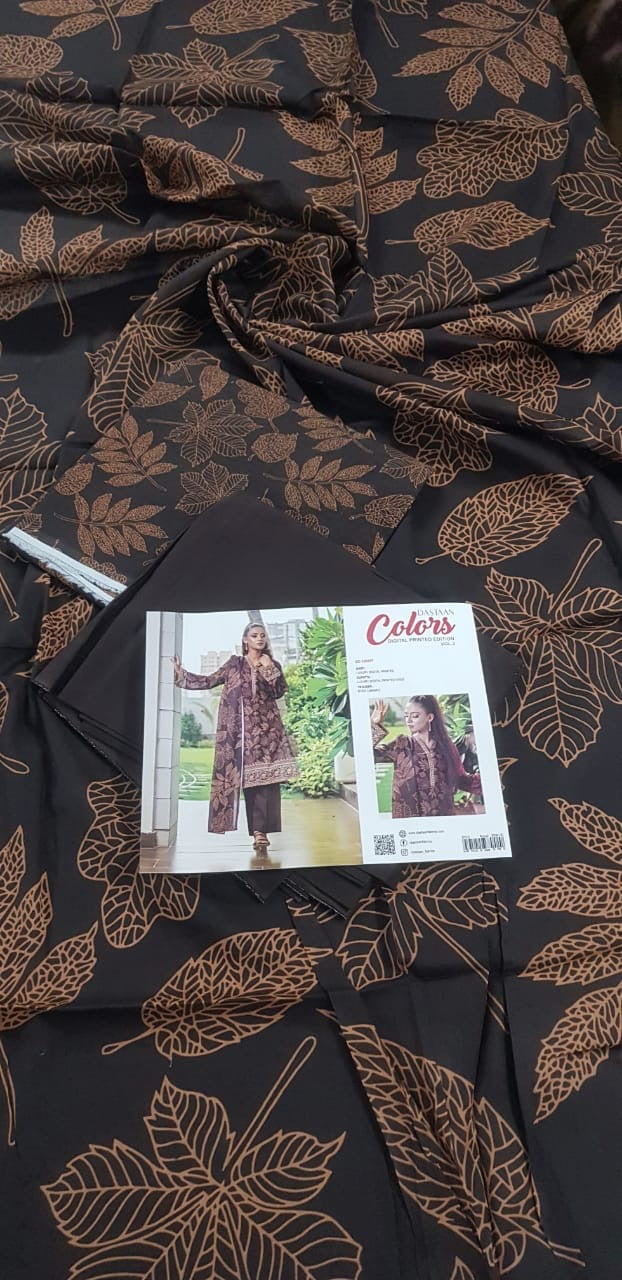 Colors VOL 02 by DASTAAN Lawn Unstitched Lawn 100% Original Lawn 3 Pieces ❤️🔥