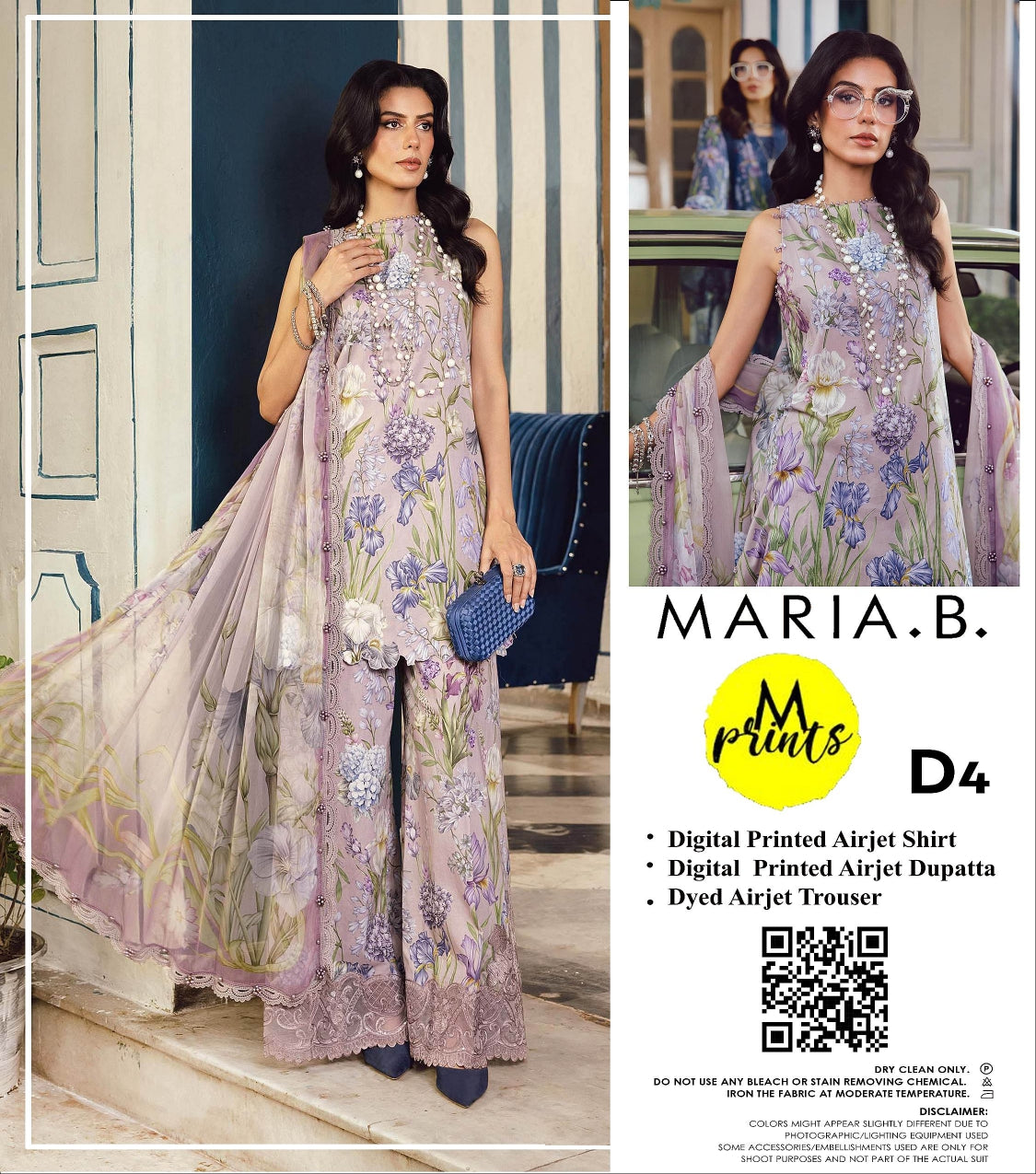 MARIA.B Unstitched Lawn 3 Pieces in Wholesale Price 🔥❤️
