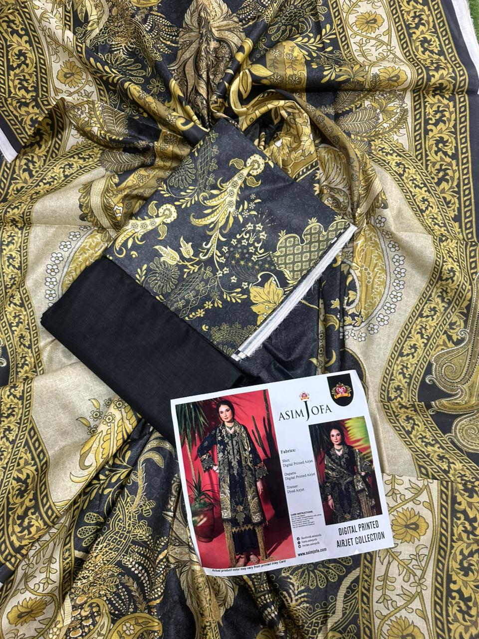 GulAhmed Unstitched Lawn 3 Pieces in Wholesale Price 🔥🧡
