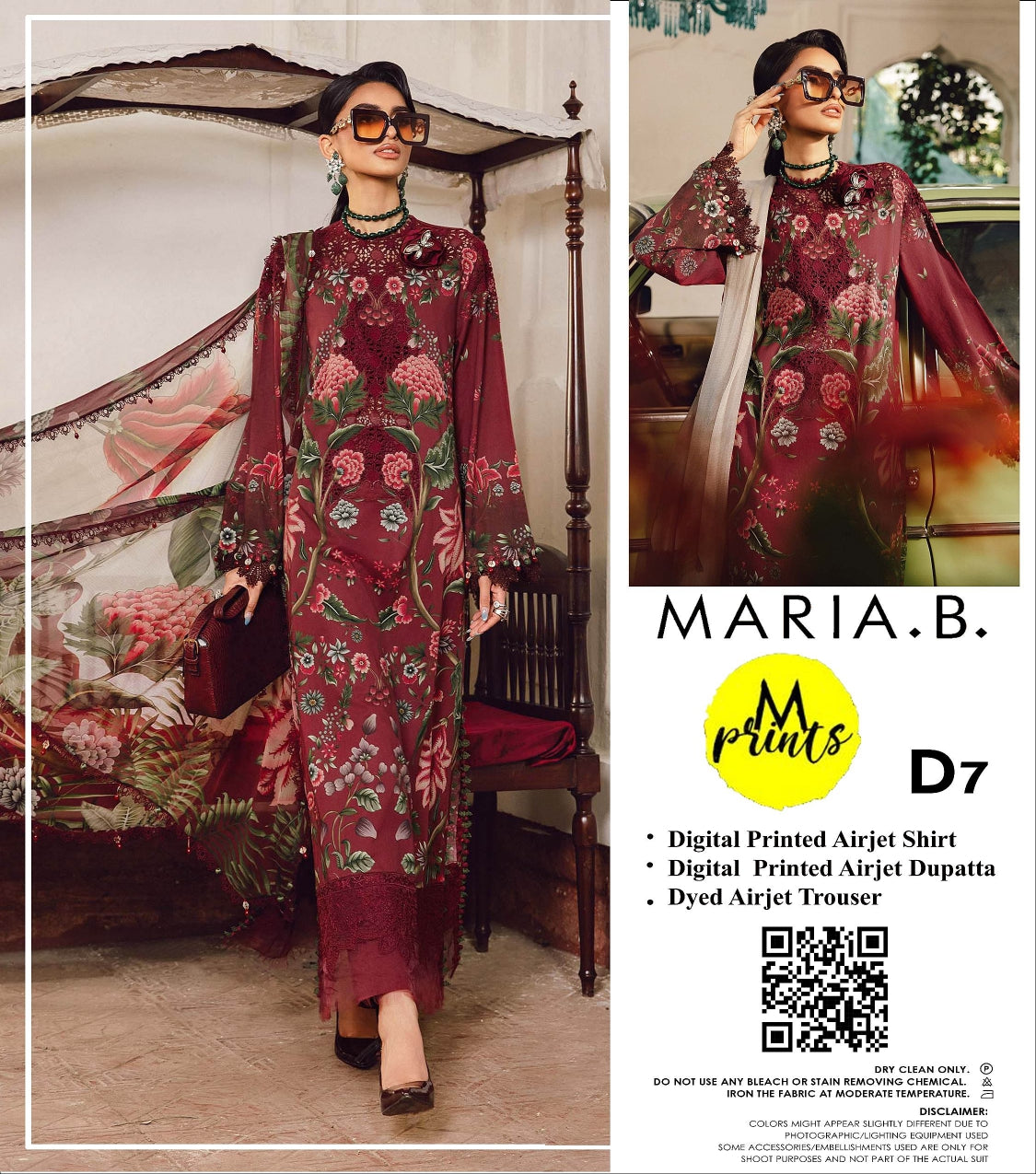 MARIA.B Unstitched Lawn 3 Pieces in Wholesale Price 🔥❤️