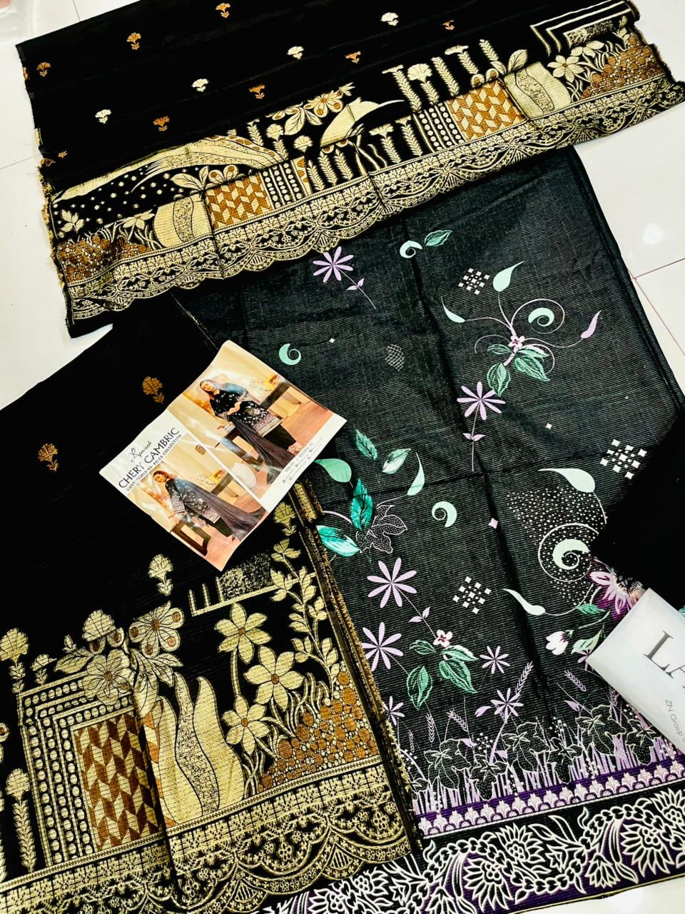 ✨ Cherry Premium Cambric Lawn – 3pc Airjet Dubby Print Collection (Vol. 01)
💕 By Lamisah Textile – Latest Vol. 2025 💕