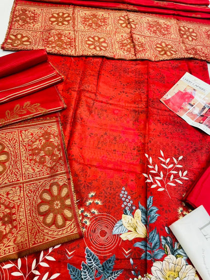 ✨ Cherry Premium Cambric Lawn – 3pc Airjet Dubby Print Collection (Vol. 01)
💕 By Lamisah Textile – Latest Vol. 2025 💕