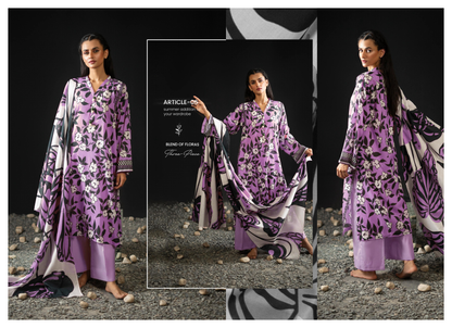 Binsaeed Lawn 2024 3P | A06