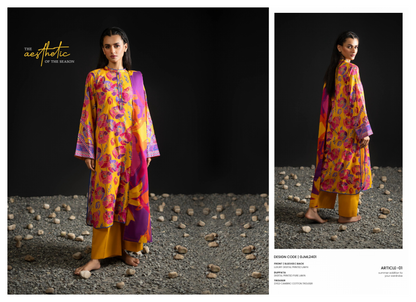 Binsaeed Lawn 2024 3P | A01