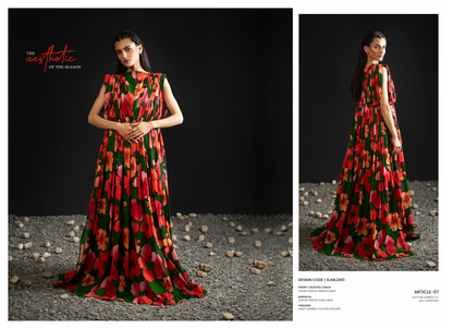 Binsaeed Lawn 2024 3P | A07