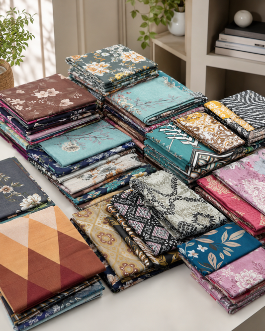Randomly Salonika Double Bed Printed King Size Bedsheets