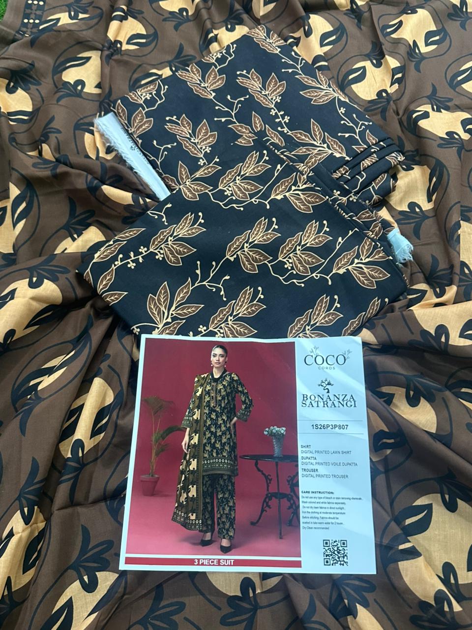 🌸 COCO CORDS By BONANZA 🌸 Lawn Unstitched 3 Pieces in Wholesale Price 🔥🧡