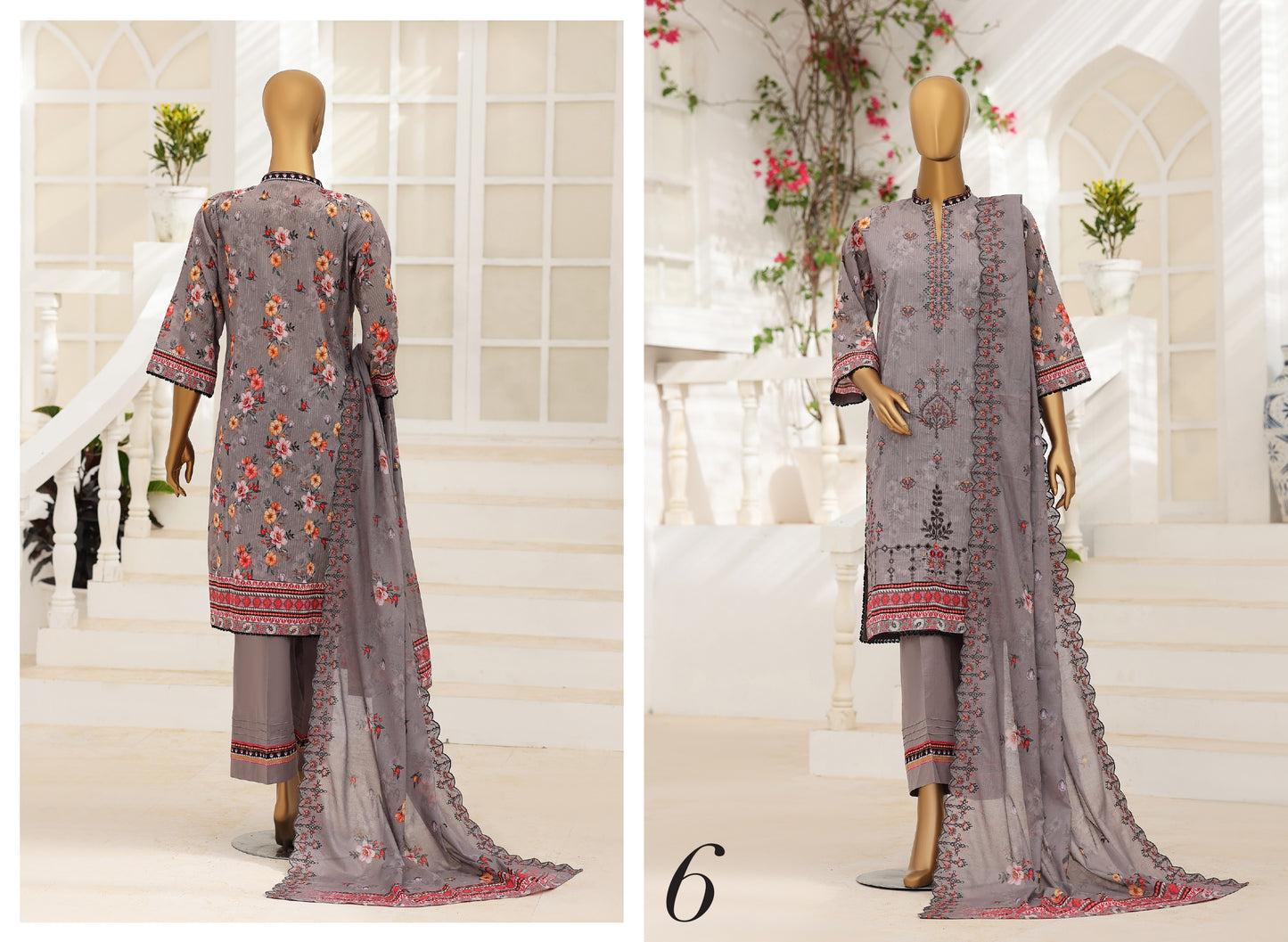 MTF – FITRUS 3pcs Unstitched Embroidery Collection