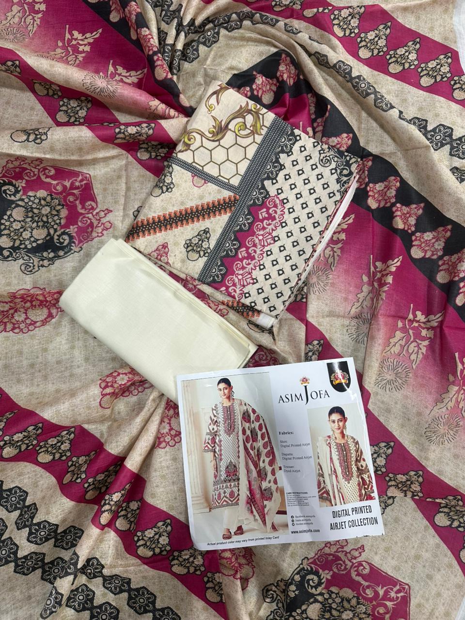 GulAhmed Unstitched Lawn 3 Pieces in Wholesale Price 🔥🧡