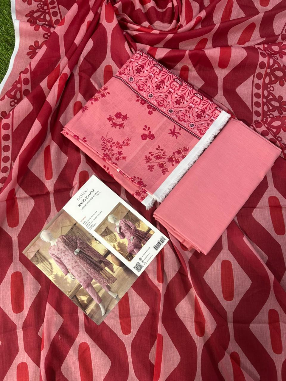 Rang e Haya by DASTAAN Lawn Unstitched Lawn 100% Original Lawn 3 Pieces ❤️🔥