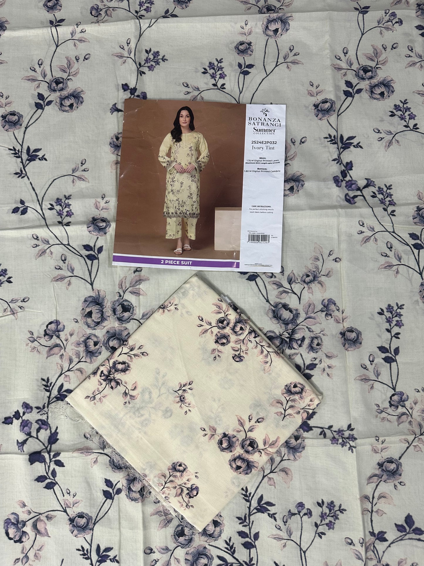 BONANZA SATRANGI 100% Original Lawn 2 PIECE ✨🔥 Shirt/Trouser