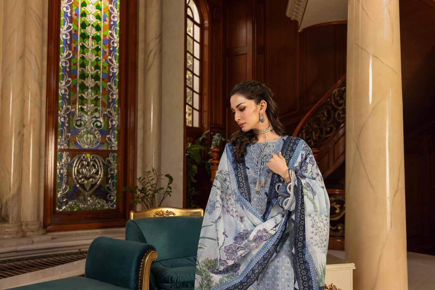 🌸✨ Zellbury Signature Unstitched Fancy Chikankari Luxury 3 Pieces ✨🌸