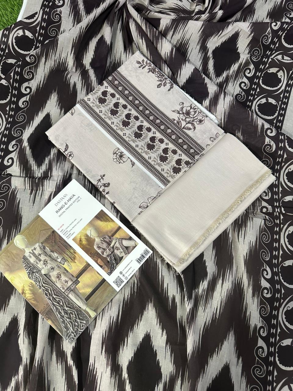 Rang e Haya by DASTAAN Lawn Unstitched Lawn 100% Original Lawn 3 Pieces ❤️🔥
