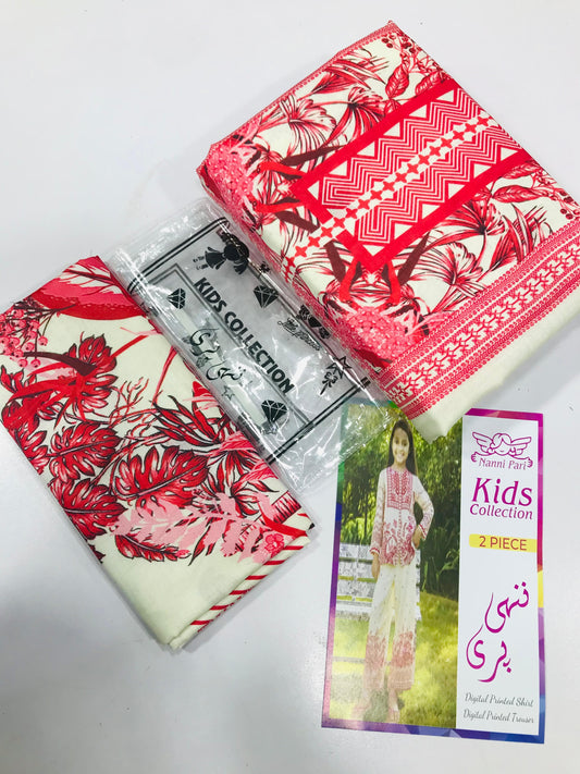 Nanni Pari Kids Unstitched Collection 2026 Vol -2