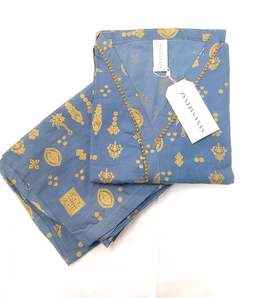 Sanasafinaz Cords Cotton Printed Stitched 2P 🔥🥳