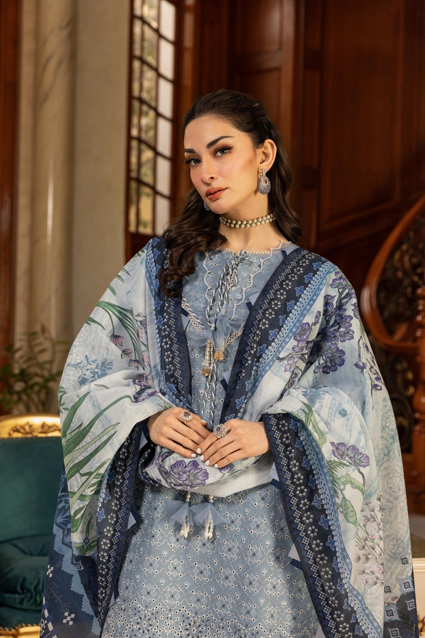 🌸✨ Zellbury Signature Unstitched Fancy Chikankari Luxury 3 Pieces ✨🌸