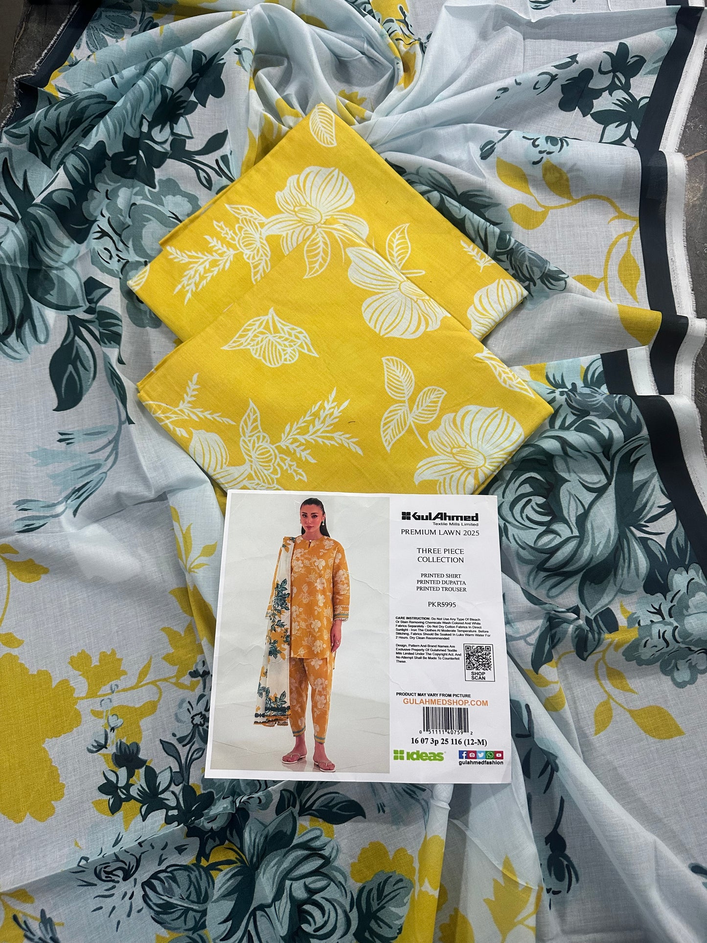 🌸 GulAhmed New Collection 2025 🌸💎 3 Piece Unstitched Airjet Lawn Collection 💎