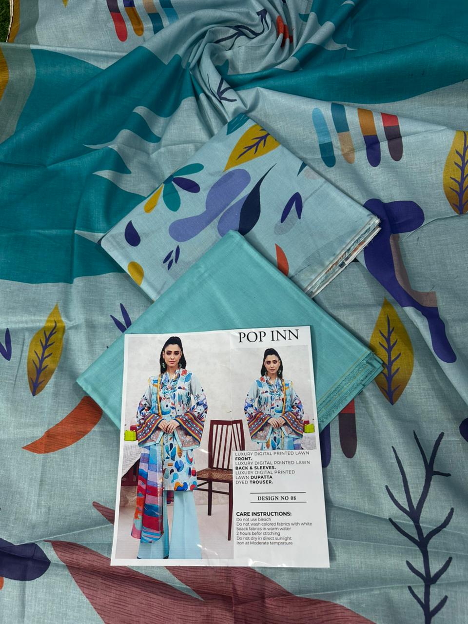 🌸 POPINN GULJEE 🌸 Lawn Unstitched 3 Pieces in Wholesale Price 🔥🧡