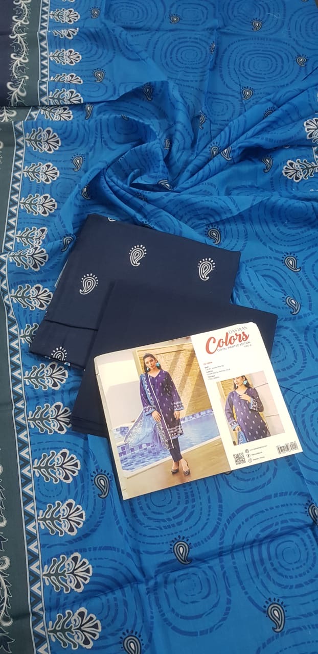 Colors VOL 02 by DASTAAN Lawn Unstitched Lawn 100% Original Lawn 3 Pieces ❤️🔥
