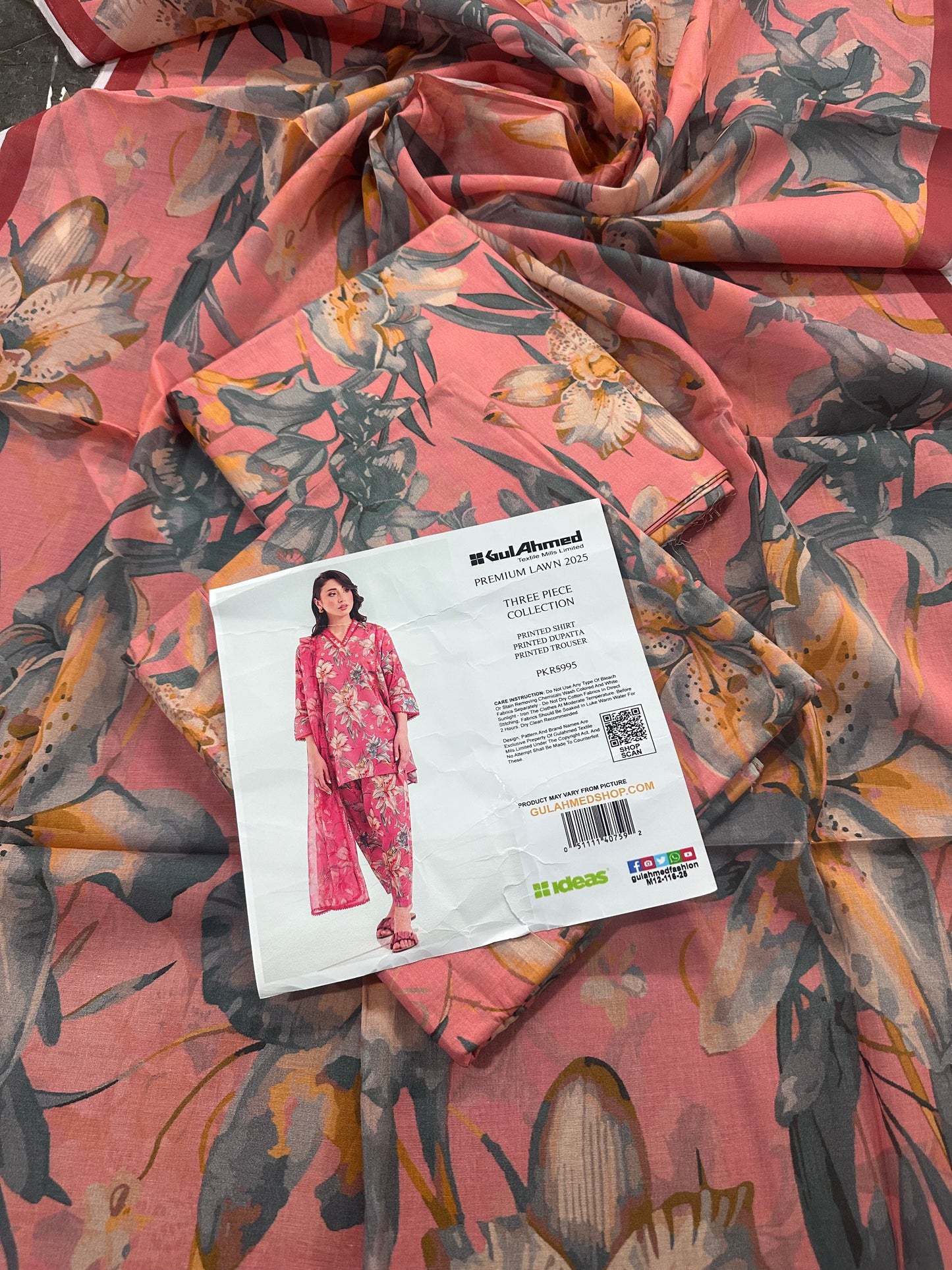 🌸 GulAhmed New Collection 2025 🌸💎 3 Piece Unstitched Airjet Lawn Collection 💎