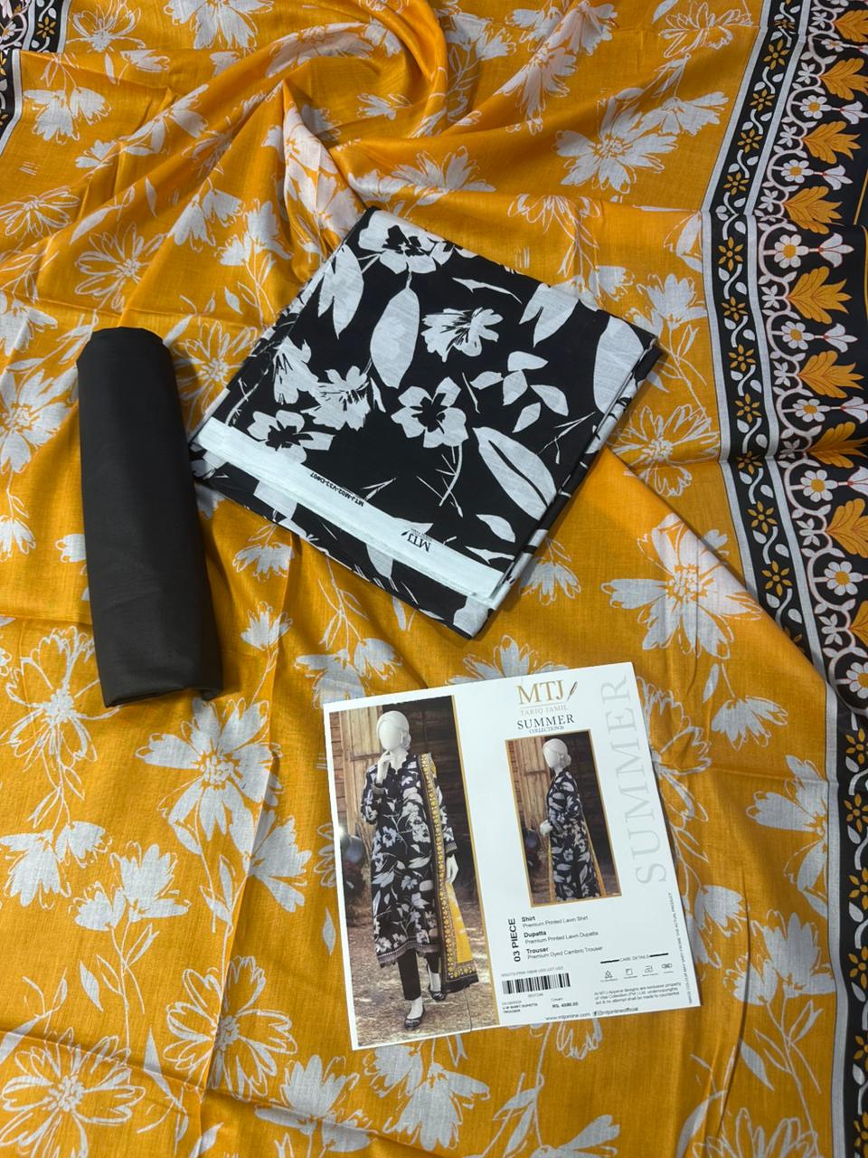 MTJ Lawn Funky Collection 2026 ✨🔥 | 3 Piece Unstitched Digital Printed Lawn | Airjet Lawn Shirt, Dupatta & Trouser 🔥
