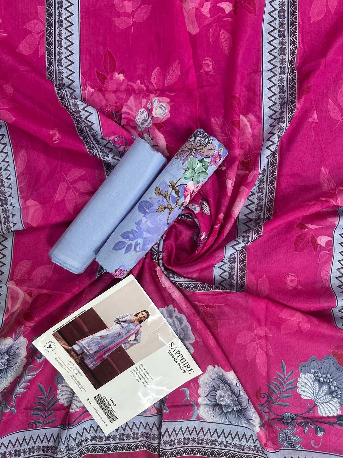 SAPPHIRE BLUE-PINK 3PCS