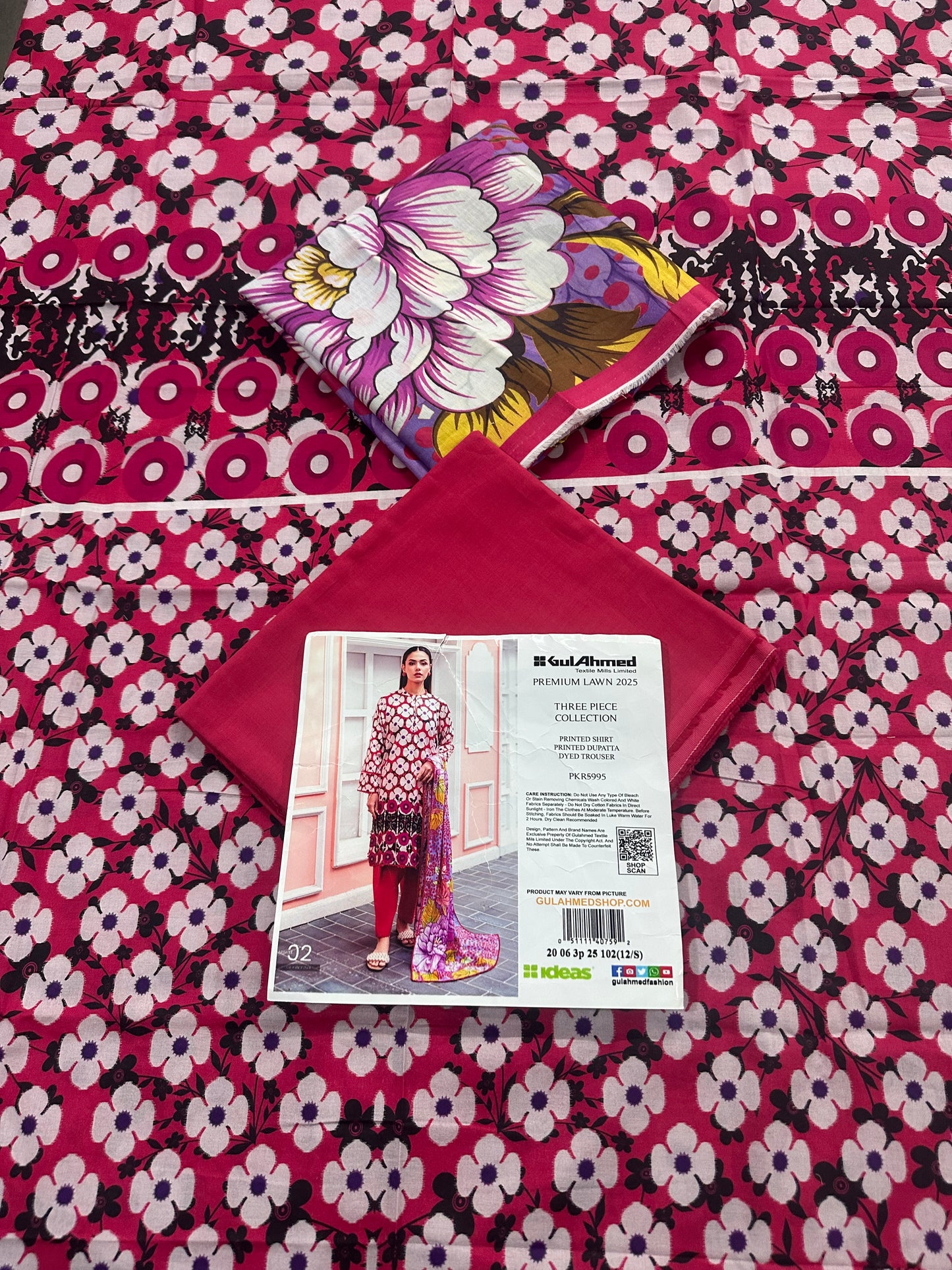 🌸 GulAhmed New Collection 2025 🌸💎 3 Piece Unstitched Airjet Lawn Collection 💎