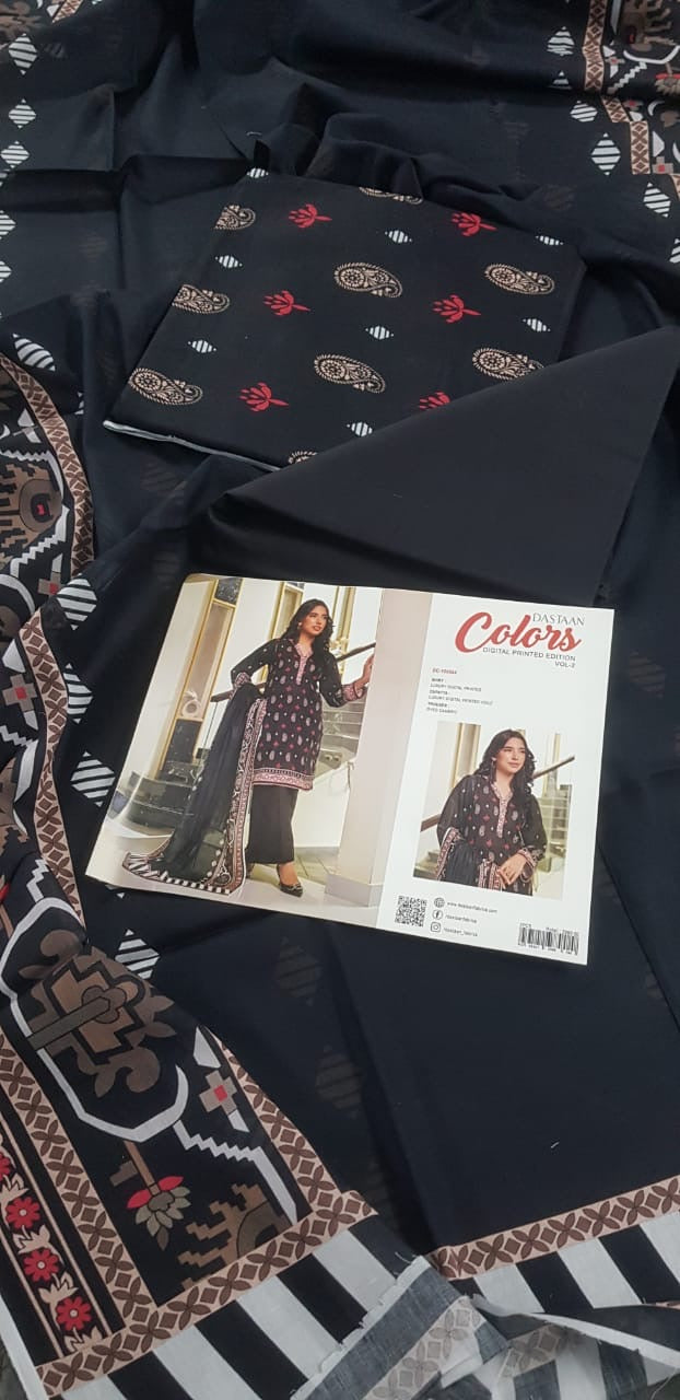 Colors VOL 02 by DASTAAN Lawn Unstitched Lawn 100% Original Lawn 3 Pieces ❤️🔥