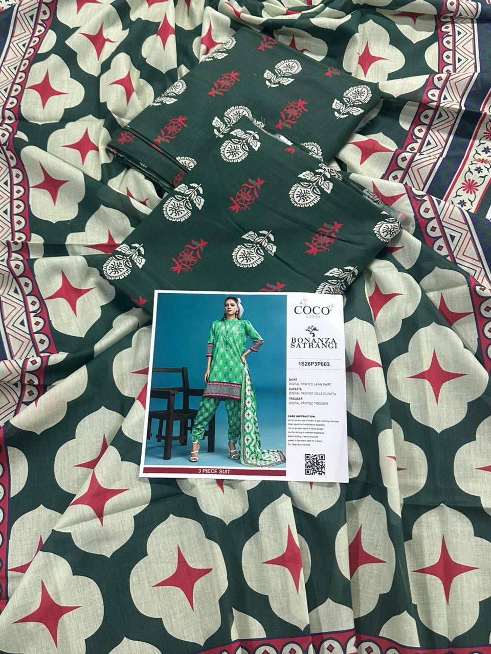 🌸 COCO CORDS By BONANZA 🌸 Lawn Unstitched 3 Pieces in Wholesale Price 🔥🧡