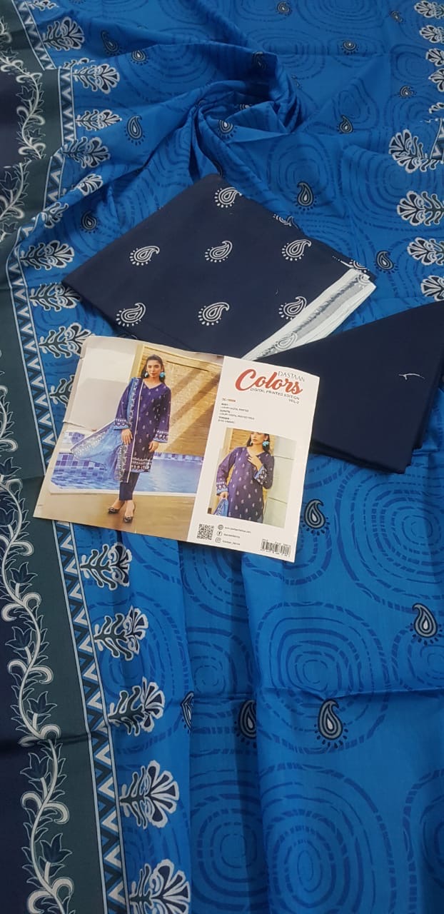 Colors VOL 02 by DASTAAN Lawn Unstitched Lawn 100% Original Lawn 3 Pieces ❤️🔥