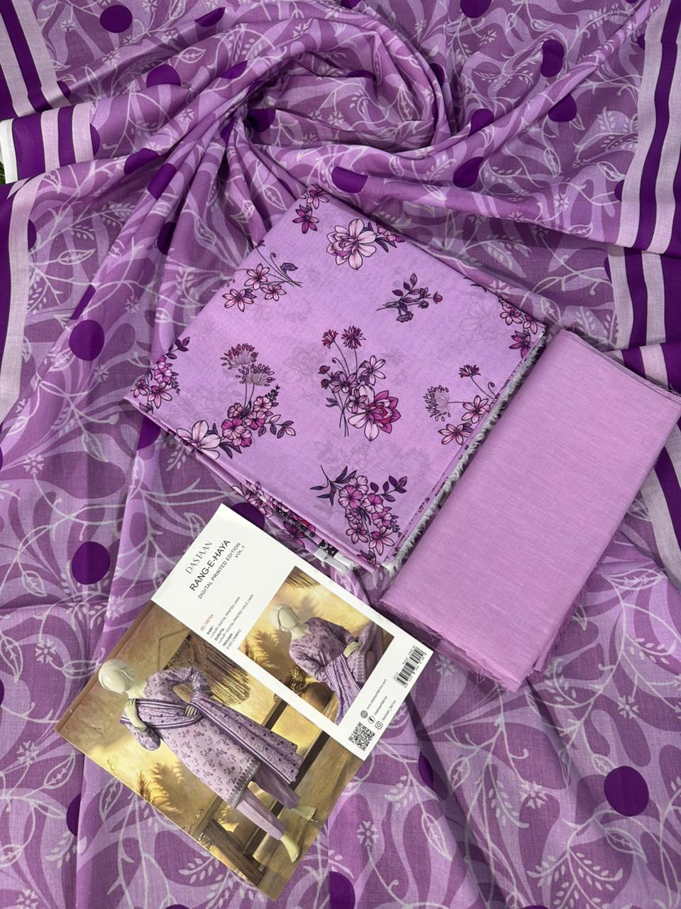 Rang e Haya by DASTAAN Lawn Unstitched Lawn 100% Original Lawn 3 Pieces ❤️🔥