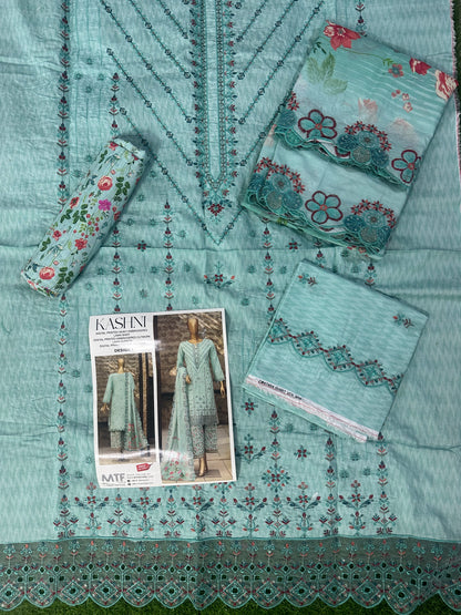 🌸 🌹 MTF – KASHNI ✨ Digital Printed Heavy Embroidered Lawn  2026
Collection ✨