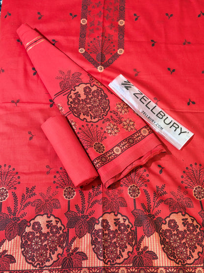 ✨ Zellbury Unstitched Jacquard 3-Piece Collection ✨ VOl-II