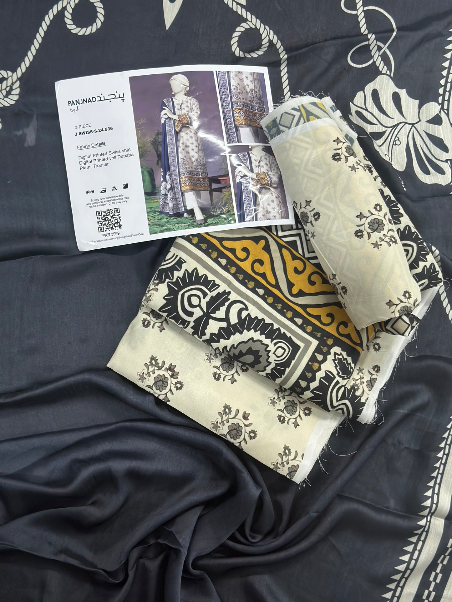 🌟 Panjnad by J. – Swiss 3PCS 🌟