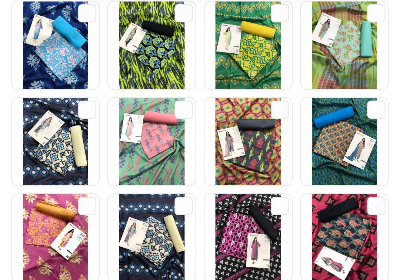 Alkaram 100% Original Lawn 3 Piece 😉🧡