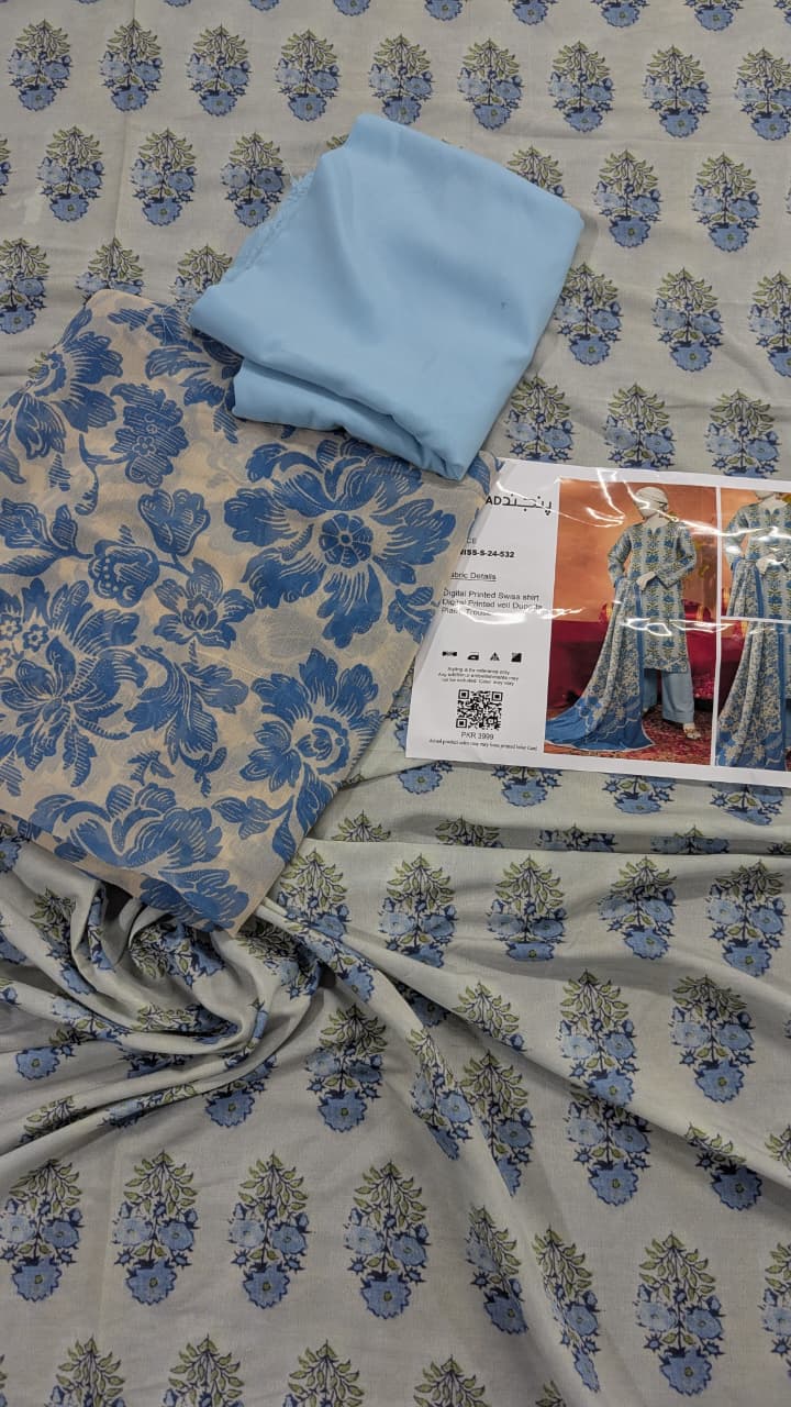 🌟 Panjnad by J. – Swiss 3PCS 🌟