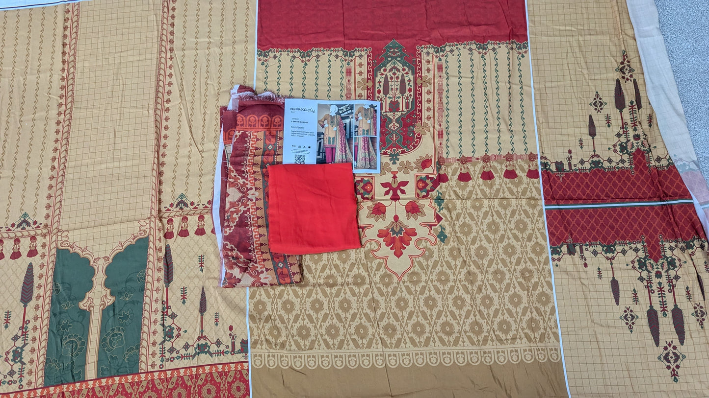 🌟 Panjnad by J. – Swiss 3PCS 🌟