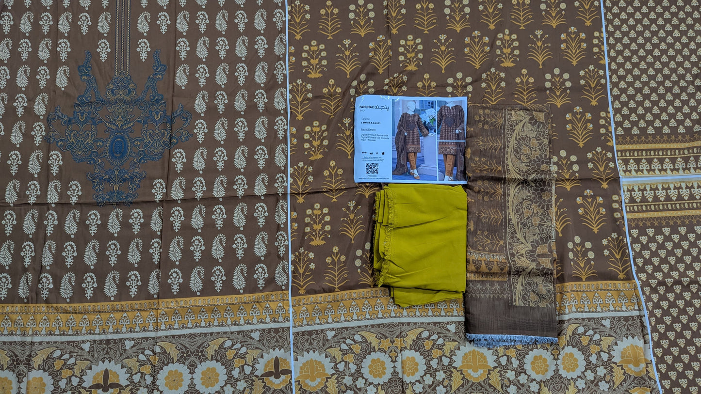 🌟 Panjnad by J. – Swiss 3PCS 🌟