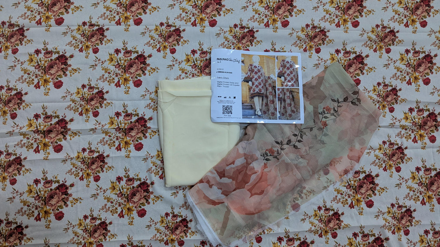 🌟 Panjnad by J. – Swiss 3PCS 🌟