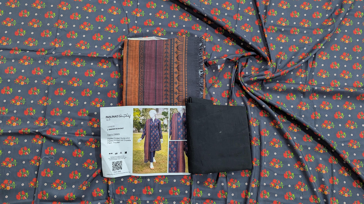 🌟 Panjnad by J. – Swiss 3PCS 🌟