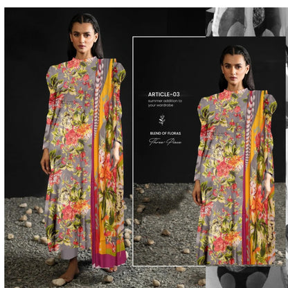 Binsaeed Lawn 2024 3P | A03