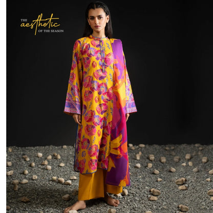 Binsaeed Lawn 2024 3P | A01