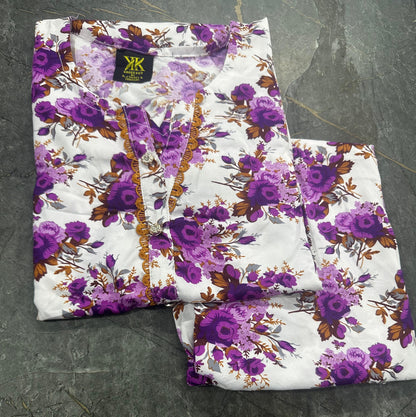 Stitched 2 Pieces Polo Allover Cords Set