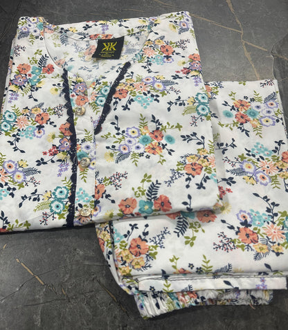 Stitched 2 Pieces Polo Allover Cords Set