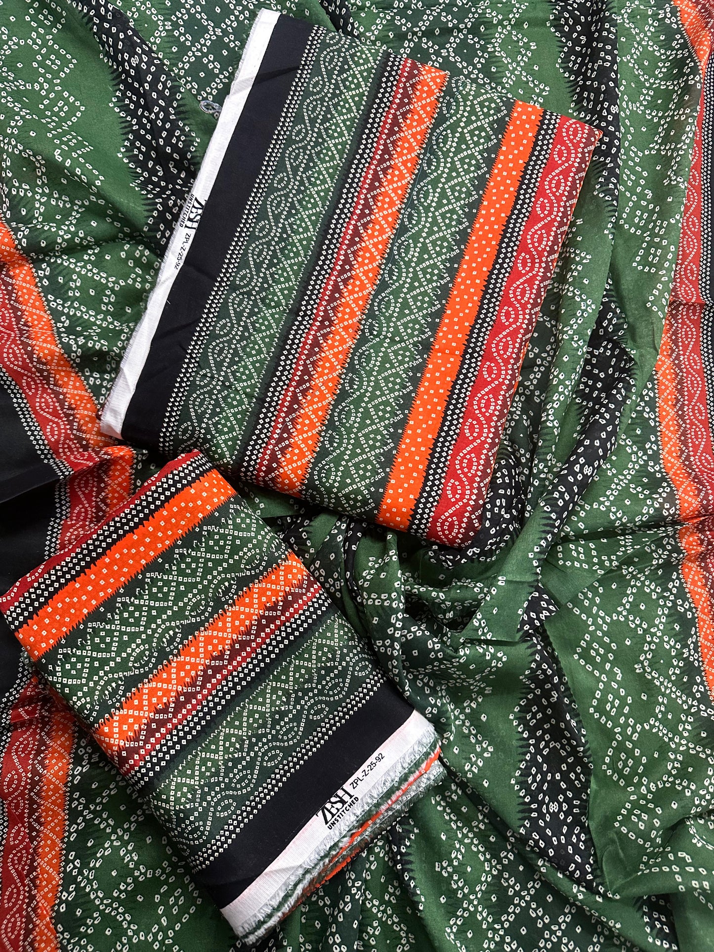 Zesh Unstitched Lawn 3 Piece 100% Original 🔥❤️