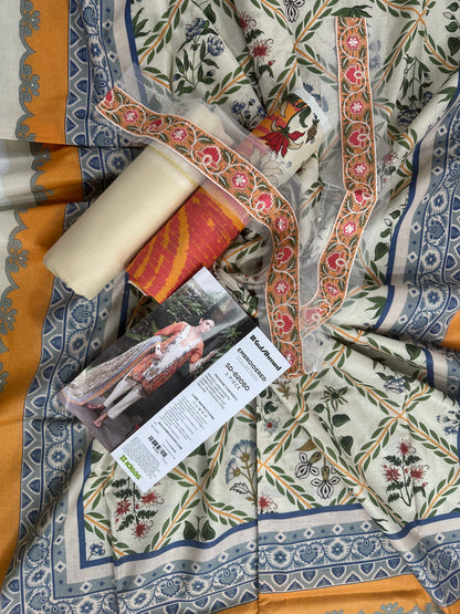 GUL AHMED SD-62060 EMB LAWN 3PCS